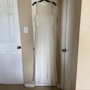 NWT [fame and partners] ivory valerie gown